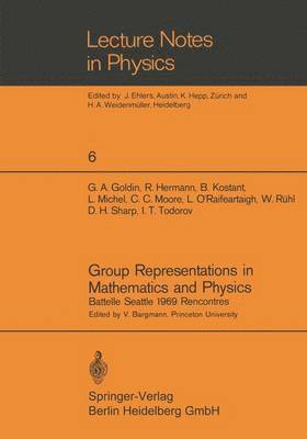 V. Bargmann - Group Representations in Mathematics and Physics, Häftad