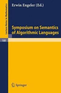 bokomslag Symposium on Semantics of Algorithmic Languages