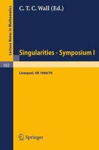 bokomslag Proceedings of Liverpool Singularities - Symposium I. (University of Liverpool 1969/70)