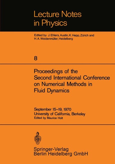 Maurice Holt - Proceedings of the Second International Conference on Numerical Methods in Fluid Dynamics, Häftad