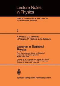 bokomslag Lectures in Statistical Physics