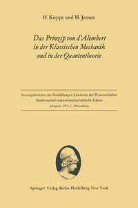 bokomslag Das Prinzip von dAlembert in der Klassischen Mechanik und in der Quantentheorie