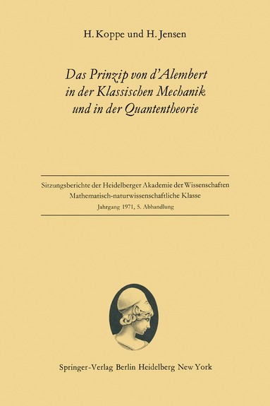 bokomslag Das Prinzip von dAlembert in der Klassischen Mechanik und in der Quantentheorie