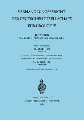 23. Tagung vom 27. bis 31. Oktober 1970 in Baden-Baden 1