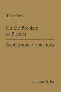 bokomslag On the Problem of Plateau / Subharmonic Functions
