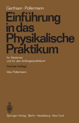 bokomslag Einfhrung in das Physikalische Praktikum