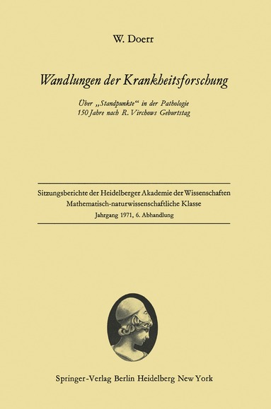 bokomslag Wandlungen der Krankheitsforschung