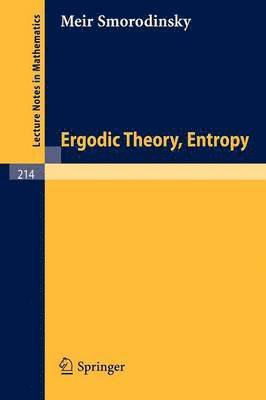 bokomslag Ergodic Theory Entropy