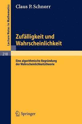 bokomslag Zuflligkeit und Wahrscheinlichkeit