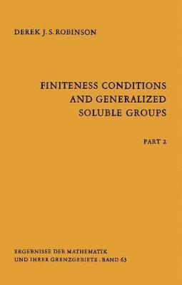 bokomslag Finiteness Conditions and Generalized Soluble Groups