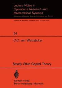 bokomslag Steady State Capital Theory