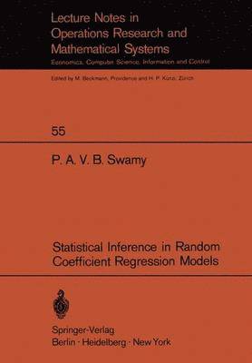 Statistical Inference in Random Coefficient Regression Models 1