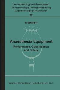 bokomslag Anaesthesia Equipment