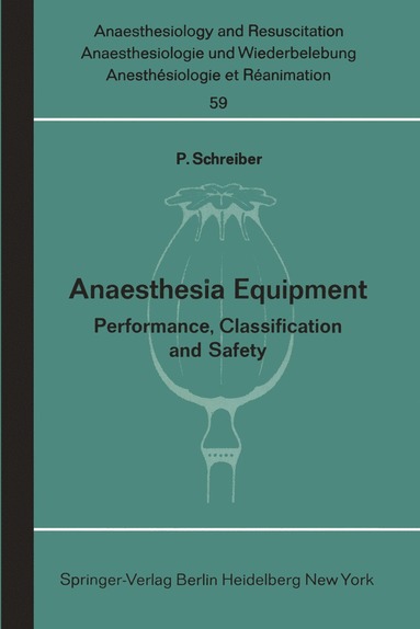 bokomslag Anaesthesia Equipment