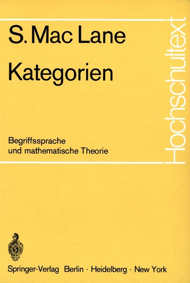 S. MacLane - Kategorien, Häftad