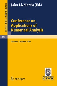 bokomslag Conference on Applications of Numerical Analysis