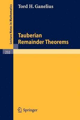 Tauberian Remainder Theorems 1