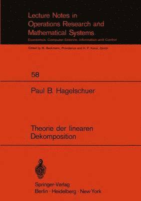 bokomslag Theorie der linearen Dekomposition