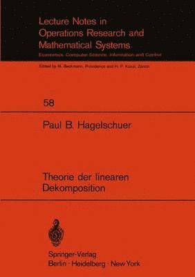 Paul B. Hagelschuer - Theorie der linearen Dekomposition, Häftad