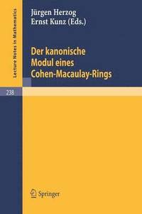 bokomslag Der kanonische Modul eines Cohen-Macaulay-Rings