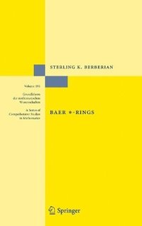 bokomslag Baer *-Rings