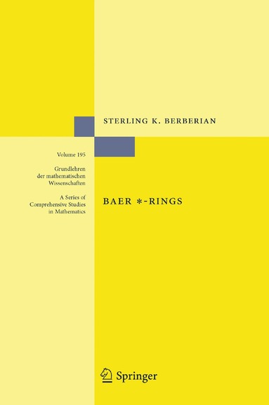 bokomslag Baer *-Rings