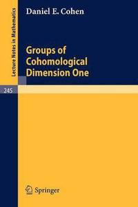 bokomslag Groups of Cohomological Dimension One