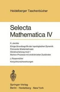 bokomslag Selecta Mathematica IV