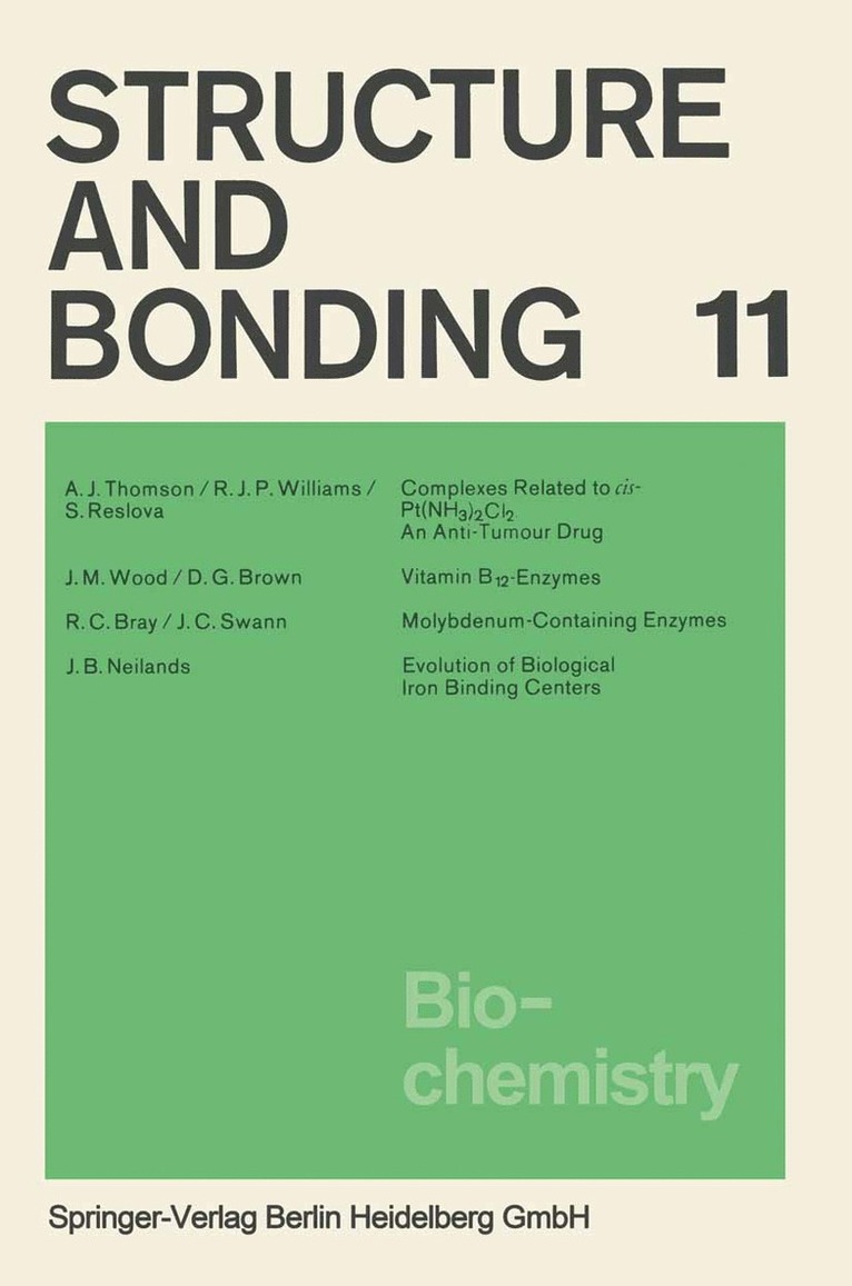 A. J. Thomson, R. J. P. Williams, S. Reslova, J. M. Wood, D. G. Brown, R. C. Bray, J. C. Swann, J. B. Neilands - Biochemistry, Häftad