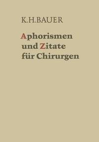 bokomslag Aphorismen und Zitate fr Chirurgen