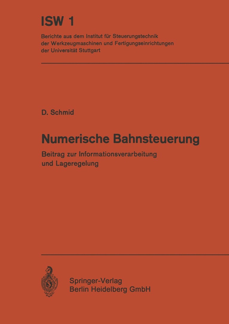 Numerische Bahnsteuerung 1