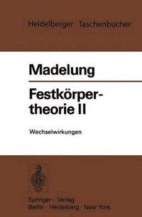 bokomslag Festkrpertheorie II