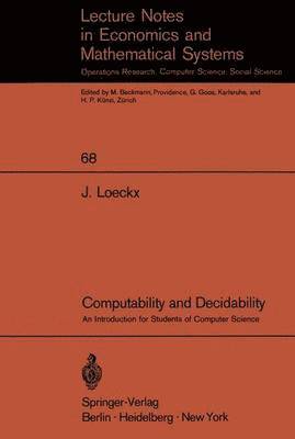 Computability and Decidability 1