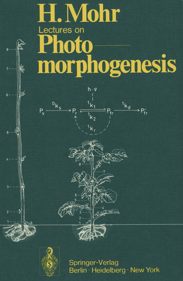 Hans Mohr - Lectures on Photomorphogenesis, Häftad