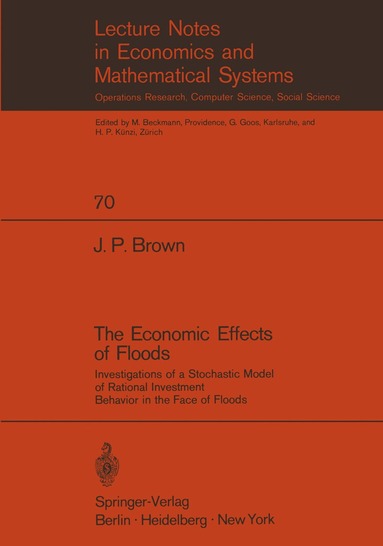 J. P. Brown - Economic Effects of Floods, Häftad