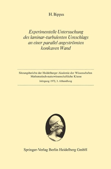 Hans Bippes - Experimentelle Untersuchung des laminar-turbulenten Umschlags an einer parallel angeströmten konkaven Wand, Häftad