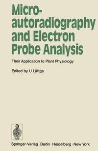 bokomslag Microautoradiography and Electron Probe Analysis