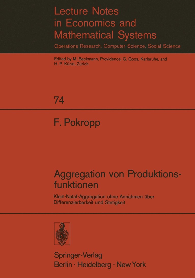 Aggregation von Produktionsfunktionen