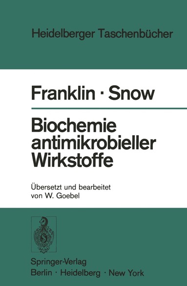 bokomslag Biochemie antimikrobieller Wirkstoffe