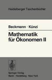 bokomslag Mathematik fr konomen II