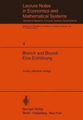 bokomslag Branch and Bound: Eine Einfhrung