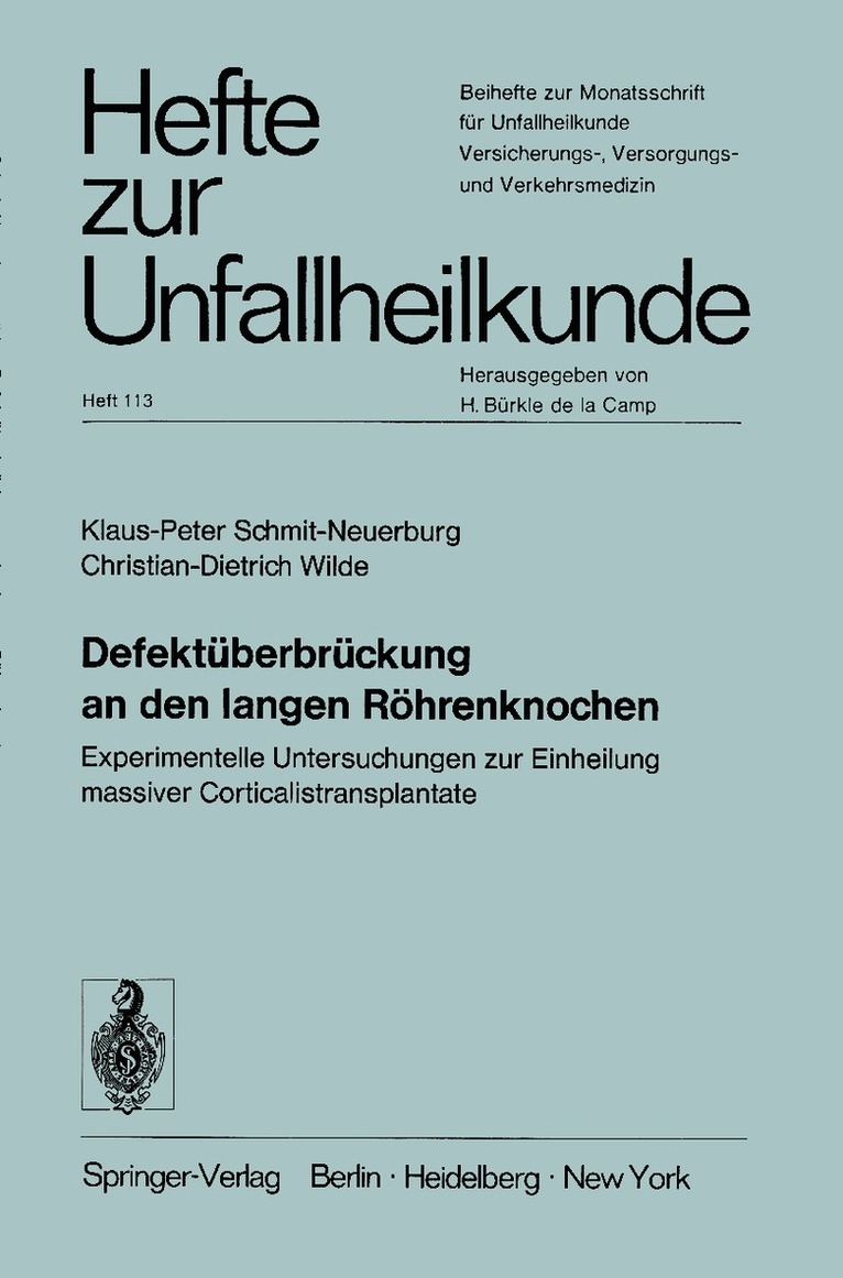 Defektüberbrückung an den langen Röhrenknochen