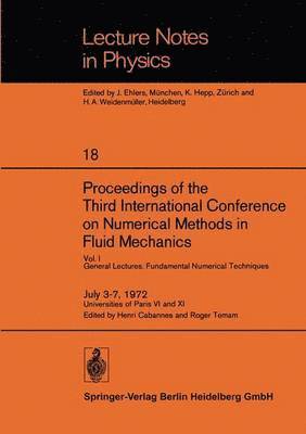Henri Cabannes, Roger Temam - Proceedings of the Third International Conference on Numerical Methods in Fluid Mechanics, Häftad