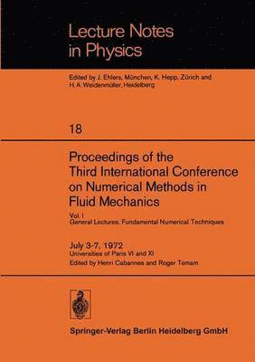 Proceedings of the Third International Conference on Numerical Methods in Fluid Mechanics 1