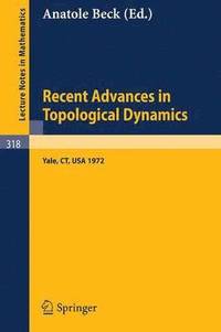 bokomslag Recent Advances in Topological Dynamics