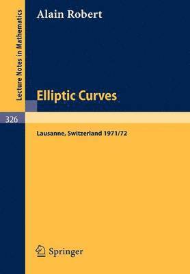 bokomslag Elliptic Curves