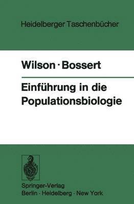 bokomslag Einführung in die Populationsbiologie