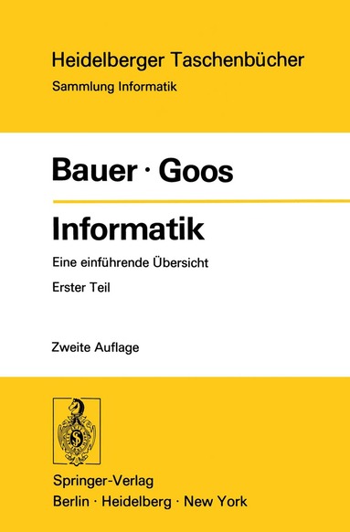 F. L. Bauer, G. Goos, F. L. Bauer, G. Goos - Informatik, Häftad