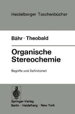 bokomslag Organische Stereochemie