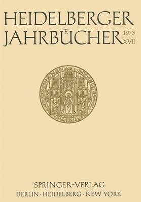 Heidelberger Jahrbücher XVII 1
